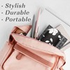 MoKo Double Eyeglass Case, Contact Lens Case with Mirror Tweezers