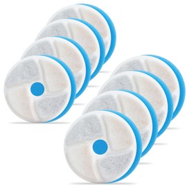 8PCS Cat Water Fountain Filters, 4-Layer Filtration for B0F3XBWFYL, with Activated Carbon and Resin for Cat Drinking Dispenser