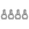 4 Pieces Water Heater Cam Lock Stainless Steel Door Cover
