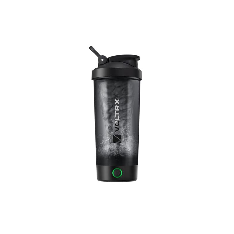 VOLTRX Protein Shaker Bottle, Merger USB C Rechargeable Electric Protein