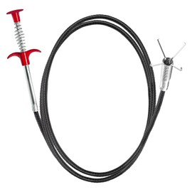 StarHelper Drain Snake,116 inch Drain Clog Remover - Flexible Grabber Claw Pick Up Reacher Tool for Home Sink, Bathroom Tub,Drain, Toilet, Tight Spaces