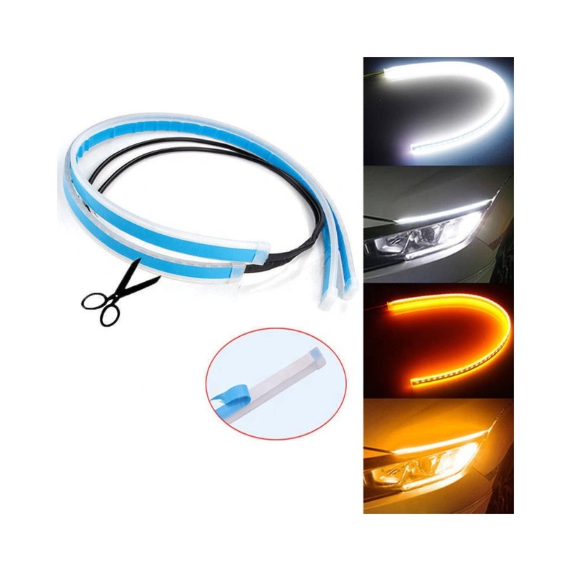 GIPEL Luces RGB para Auto - Tiras LED para Carros,