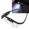 Rechargeable Head Magnifying Glasses with LED Light 2 Detachable Lenses