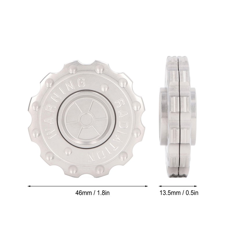 Gear Coin Slider Toy Round Gear Metal Push Slider Fingertip