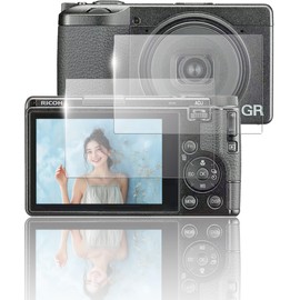sanwatrade ガラスフィルム RICOH用 GR IV 専用 液晶 保護 硬度9H 【2枚】セット