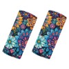 BIGCARJOB Set of 2 Pcs Luggage Handle Wraps with Blossom