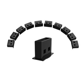 10 PCS USB Dust Cap Plugs,USB Type-A Dust Plugs,USB Cap Port Protectors,Dust Cap Protector Plug Caps for USB A Female Ports (Black)