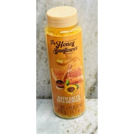 Crystal Waters Honey Sunflower Scented Bath Salts 400g/14.1oz