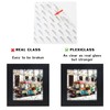 5x5 Black Picture Frames Square Classic Natural Wood 6 Pack