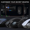 MOTOSPEED Darmoshark M3 Wireless Gaming Mouse,Tri-Mode 2.4G/USB-C/Bluetooth Mouse Up to