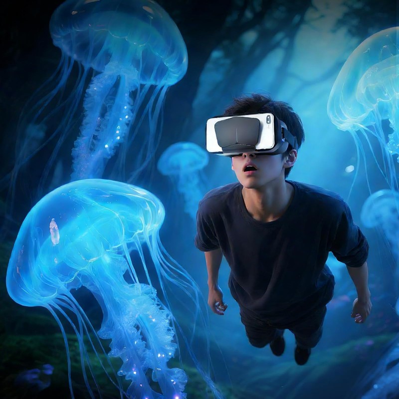 Visore VR 3D per Smartphone con Telecomando, Lenti HD Anti