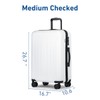 KYME Luggage Sets, Suitcase With Double Spinner Wheels, TSA Lock