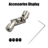 Universal joint coupling shaft motor connection coupling with screws, 4