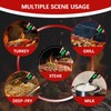 Cooking Thermometer,IP67 Waterproof Digital Meat Thermometer with Backlight, Calibration &