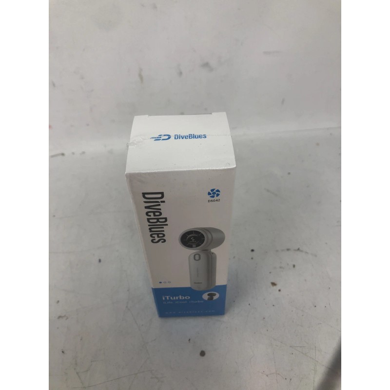 Diveblues Mini Portable Handheld Turbo Fan USB Rechargeable Cooling Fan