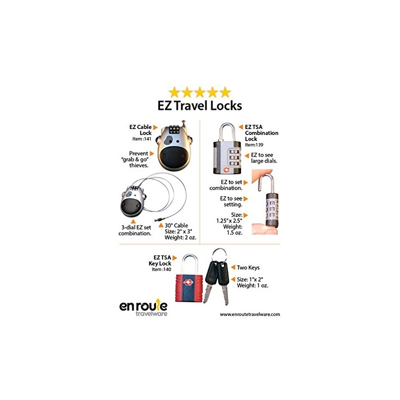 Cable Lock (#141) Great for Travel.