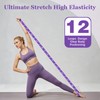 Yoga Straps for Stretching, Elastic Bands for Exercise 12 Gears
