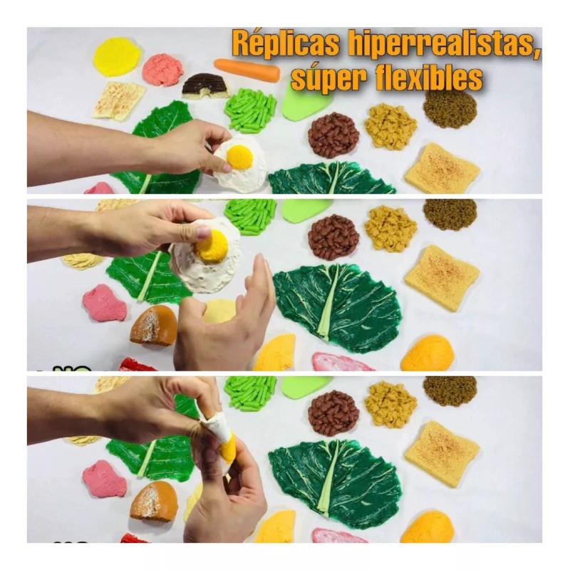 NutriGold Réplica De Alimentos Flexibles Kit Basico 35 + Mat