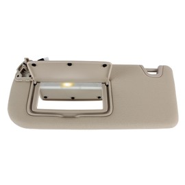 PEVAST Left Driver Side Sun Visor with Lights Replacement for Nissan Altima 2019 2020 2021 2022 2023 2024 2025 Sunvisor with Glasses Clip 96401-6CA3C(Beige)