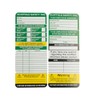 Scafftag Scaffold Inspection Tags, Pack of 10, Polypropylene, W75mm x