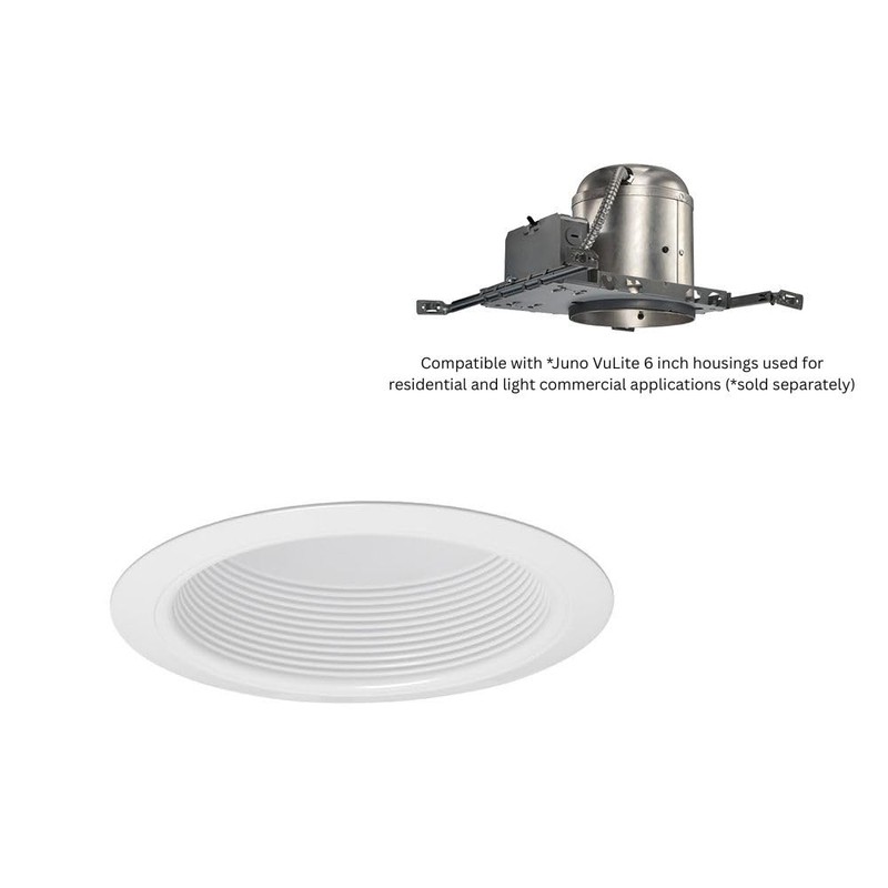 Juno VuLite 6" Recessed Light Trim, Air-Loc and Wet Rated