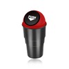 JUSTTOP Car Trash Can with Lid, Mini Leakproof Car Cup