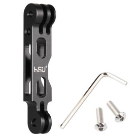 HSU Gopro Extension Arm Aluminum Alloy Camera Mount with 1/4 Screw Hole for Most Action Cameras (8.5cm)