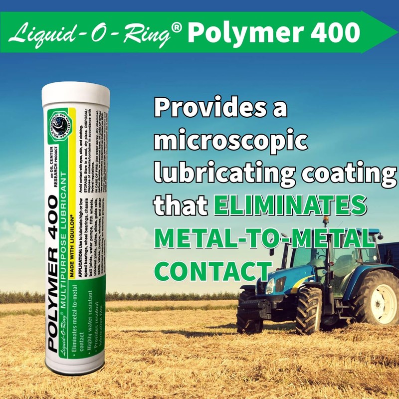 Liquid-O-Ring Polymer 400 Premium Tractor Grease (14oz) – Great for