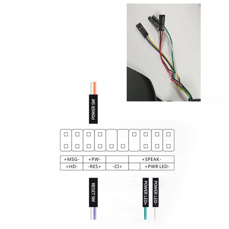 PC Power Button Easy Operation Small Lightweight Durable ABS Glossy