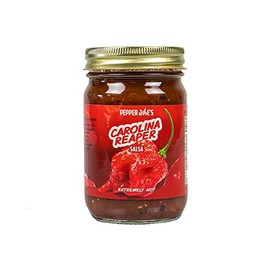 Pepper Joe’s Carolina Reaper Salsa – Dangerously Delicious Superhot Salsa with World’s Hottest Pepper and Fresh All-Natural Ingredients – 12 Ounce Jar of Spicy Salsa