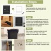 Suteck Shower Niche Double Shelf, 16-Inch Width x 20-Inch Height