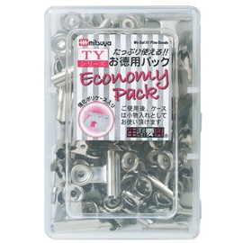 ミツヤ 目玉クリップ 豆 35個入り シルバー TY-41