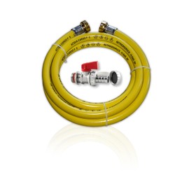 ACQUA CARGO Heating Filling Hose, Lengths 1.5 m - 2.5 m - 5.0 m - 10.0 m with KFE Tap Filling Hose for Heating (1.5 m)