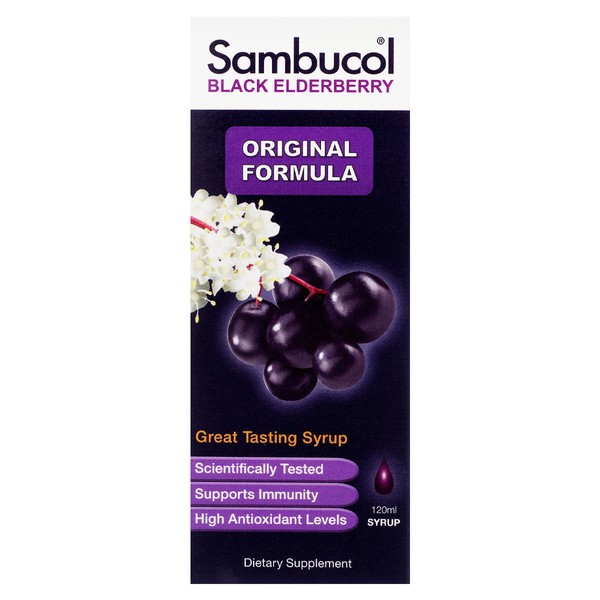 Sambucol Black Elderberry Original Syrup - 120ml