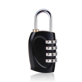 Ucity 4 Digit Padlock Combination Lock for School, Employee, Gym & Sports Locker,Fence,Toolbox,Case,Hasp Storage (Light Pink)