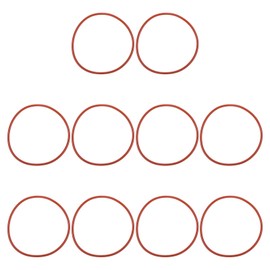 PATIKIL Silicone O-Ring 88mm OD 82mm ID 3mm Width, 20Pcs Metric VMQ Sealing Gasket Replacement for Plumbing Compressor Valves Repair, Red