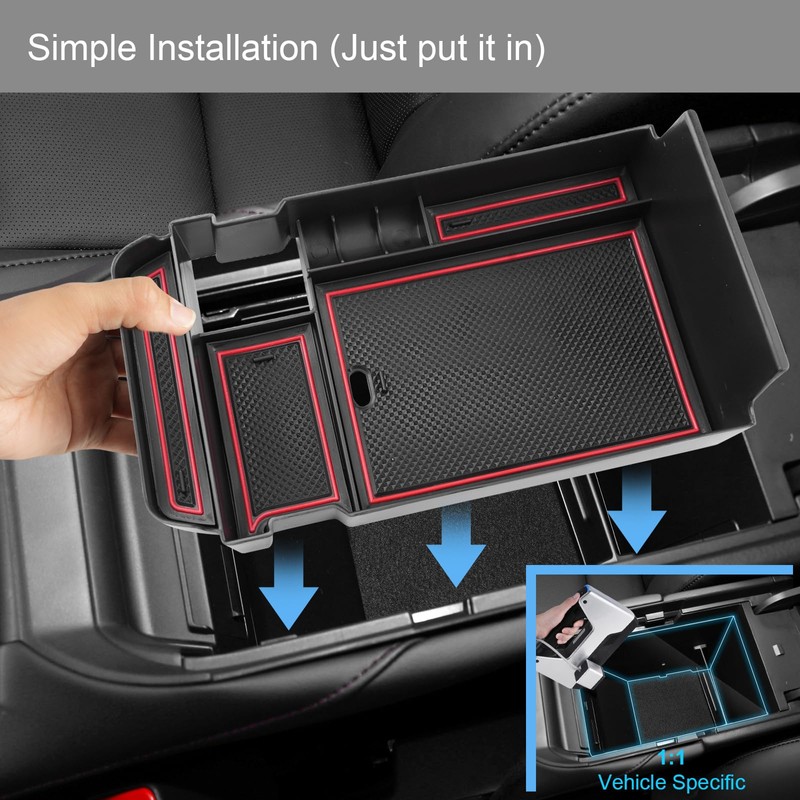 Coleya Centre Console Storage Box Compatible with Mazda CX-30 2019-2024,