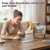 Jigsaw Puzzle Box Stand - Wooden Puzzle Box Lid Holder