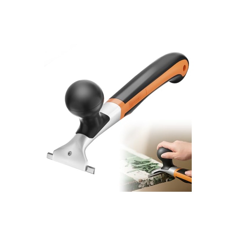 Professional 2-1/2" Tungsten Carbide Scraper - Extra Long Double-Sided Blade