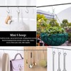 DabbOo Pack of 20 S Hooks Flat Stainless Steel Shaped