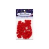 PA Essentials Pom 7mm Pkg 100pc Red