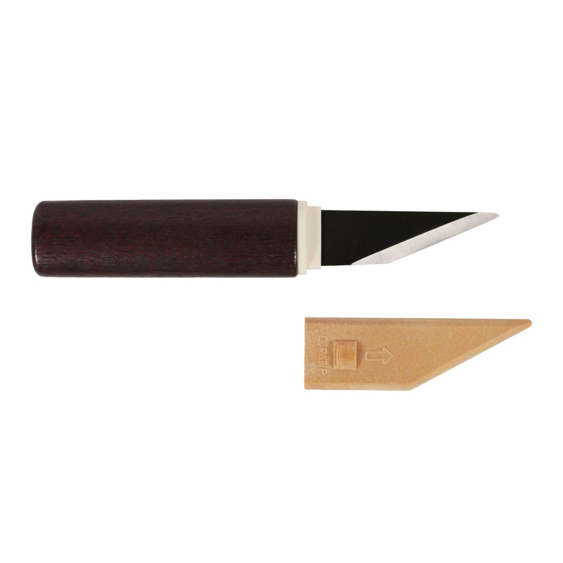 Bigman HK-14 Wood-Handle Cutout Small Blade Resin Sheath