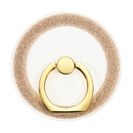 Suncrest MagSafe Compatible Jewelry Ring Gold Glitter IRM-iJ02