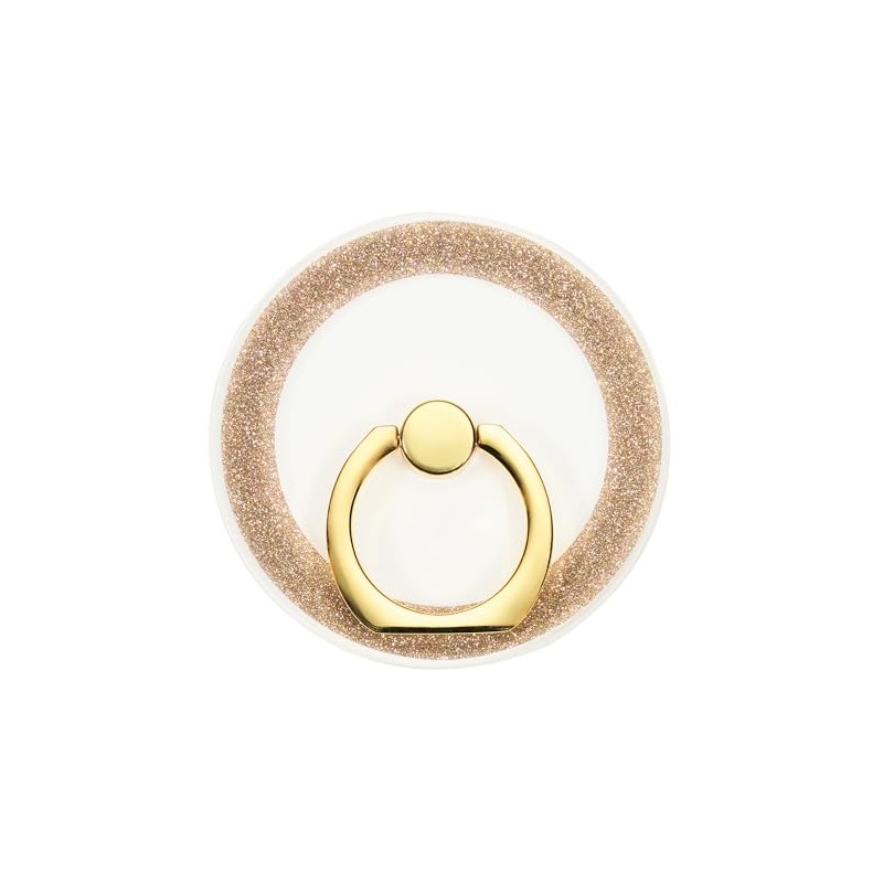 Suncrest MagSafe Compatible Jewelry Ring Gold Glitter IRM-iJ02