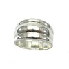 Sterling silver ring band plain solid 925