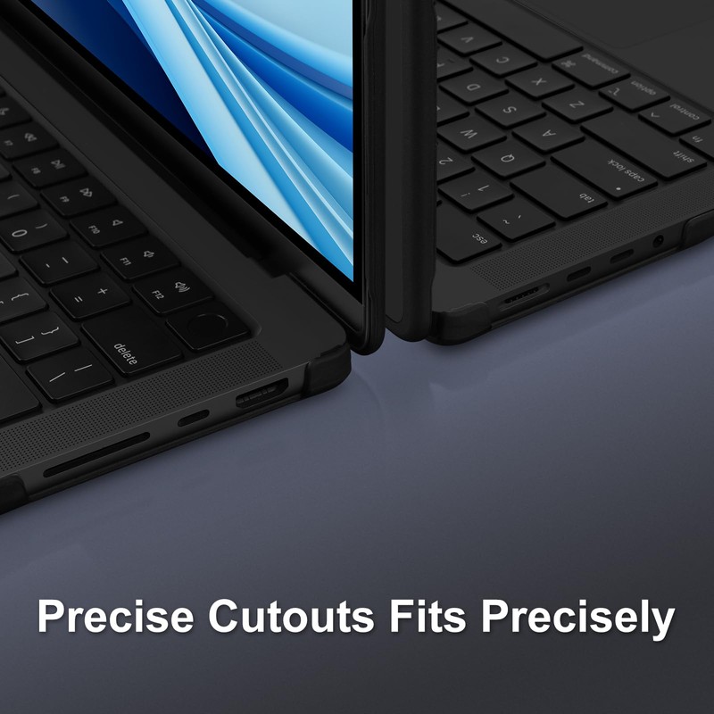 MOSISO Compatible with MacBook Pro 14 inch Case 2025-2021 M5