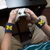 University of Michigan Wrist Sweatbands - Athletic Cotton Terry Cloth
