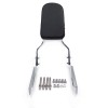 HONGK Chrome Flame Backrest Sissy Bar For 2001-2006 Honda Shadow