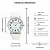 Men Women Casual Simple Black White Leather Deals Large Numbers