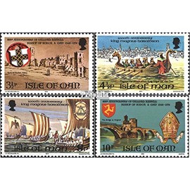 united kingdom - Isle Of Man 44-47 (complete.issue.) unmounted mint/never hinged ** MNH 1974 Historical Events (Stamps for collectors) Seafaring/ships